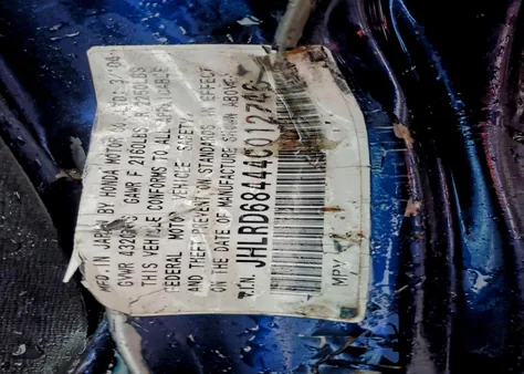 2004 Honda Cr-V Lx из США, поврежденный, VIN JHLRD68444C012746